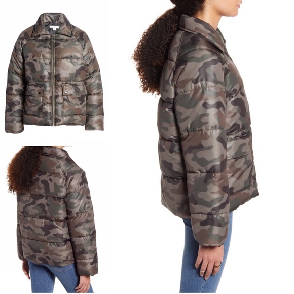bp Jackets & Blazers - BP Camo Puffer Jacket NWT